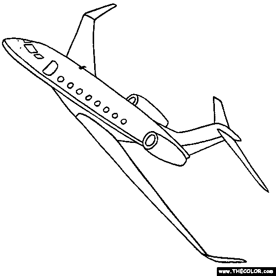 Airplanes Online Coloring Pages