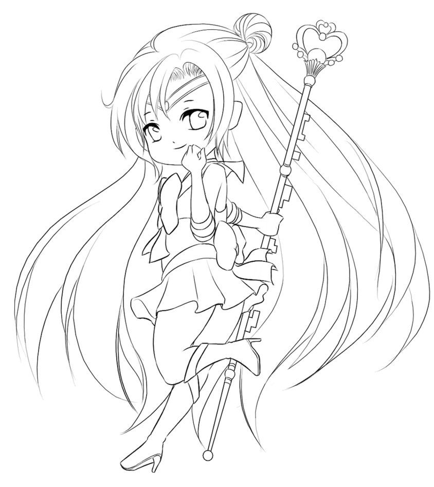 Chibi Art Coloring Pages - Coloring Pages For All Ages