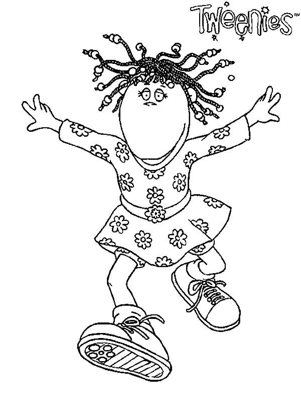 Bella Tweenies Dreadlock Hair Coloring Pages | Best Place to Color