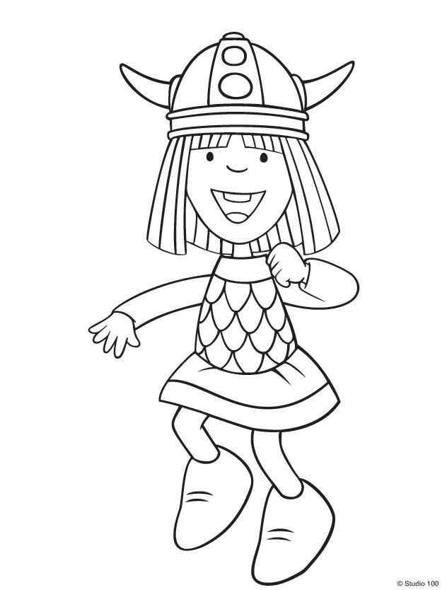 Kids-n-fun.com | 36 coloring pages of Wicky the Viking