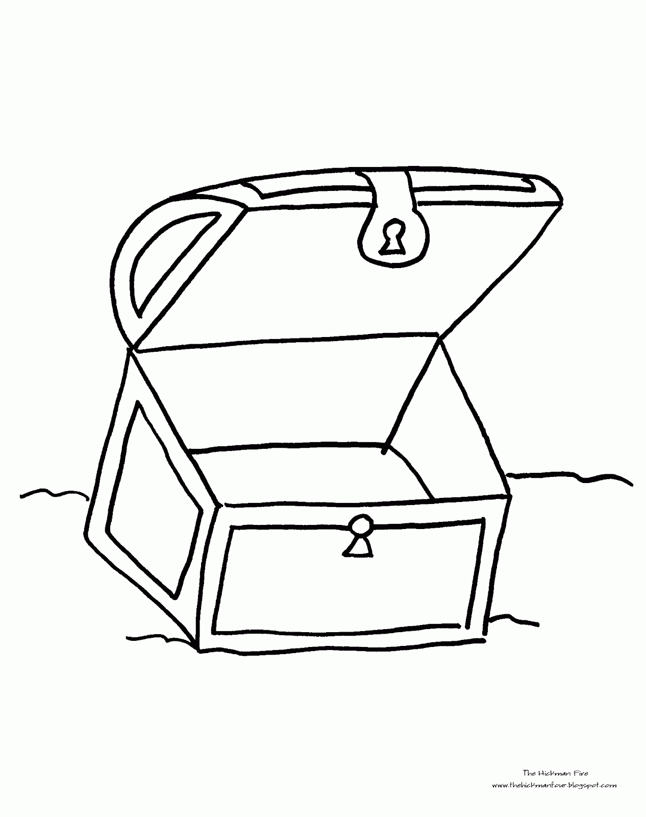 Treasure Chest Coloring Pages - Coloring Coloring Pages For Kids