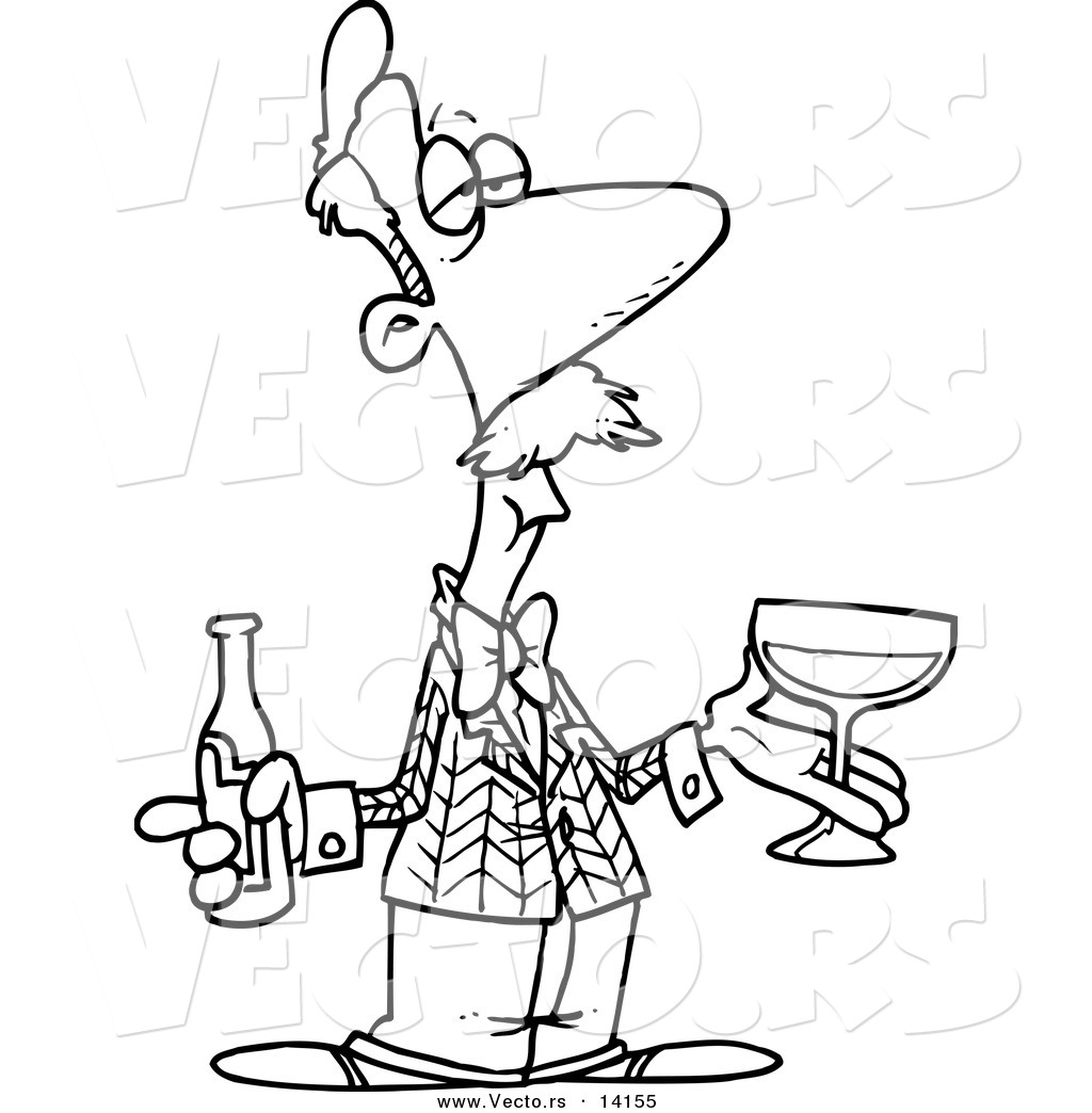 Unforgettable coloring pages | Man Drinking Coloring Pages| (31 ...