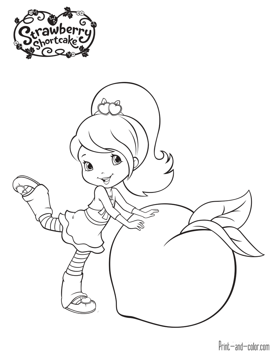 Strawberry Shortcake coloring pages | Print and Color.com