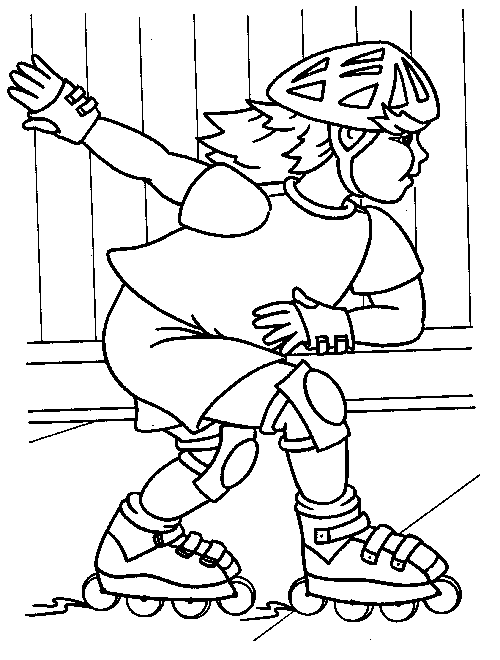 Roller Skate Coloring Pages for Kids ...