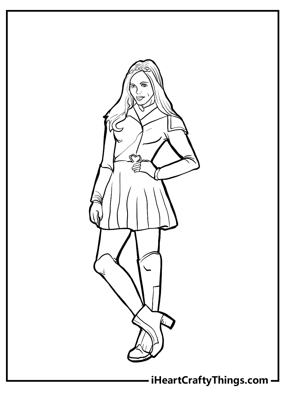 30 Descendants Coloring Pages (100 ...