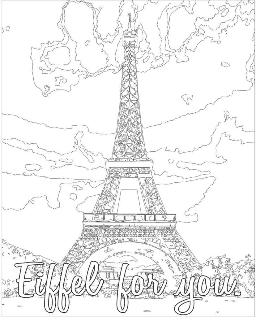 Paris Coloring Pages | 110 Printable Coloring Pages