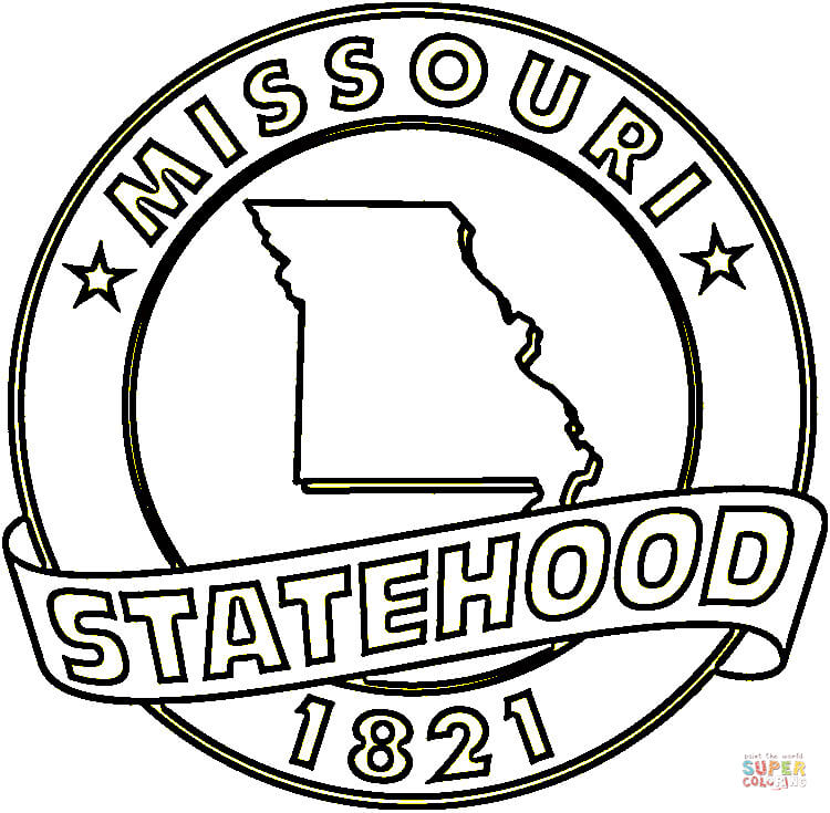 Missouri State coloring page | Free Printable Coloring Pages