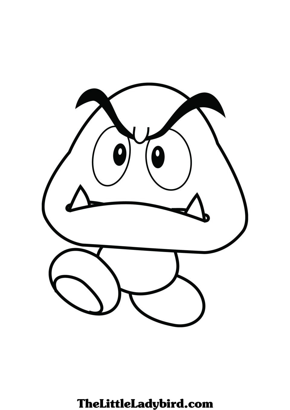 Mario Coloring Pages Free Mario Mushroom Coloring Page Thelittleladybird -  entitlementtrap.com | Mario coloring pages, Super mario coloring pages, Coloring  pages