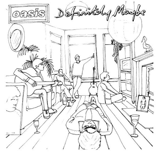 Oasis band, Drawings, Grunge art