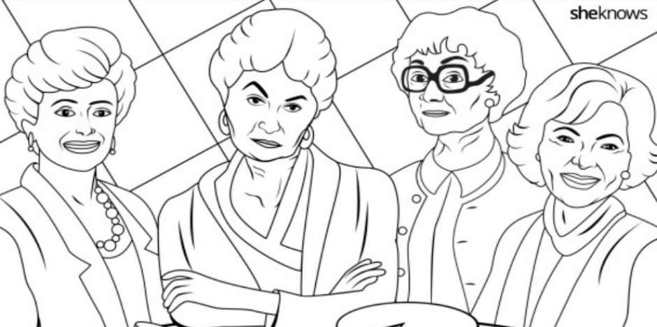 This 'Golden Girls' Coloring Book Page Gives Us LIFE | YourTango