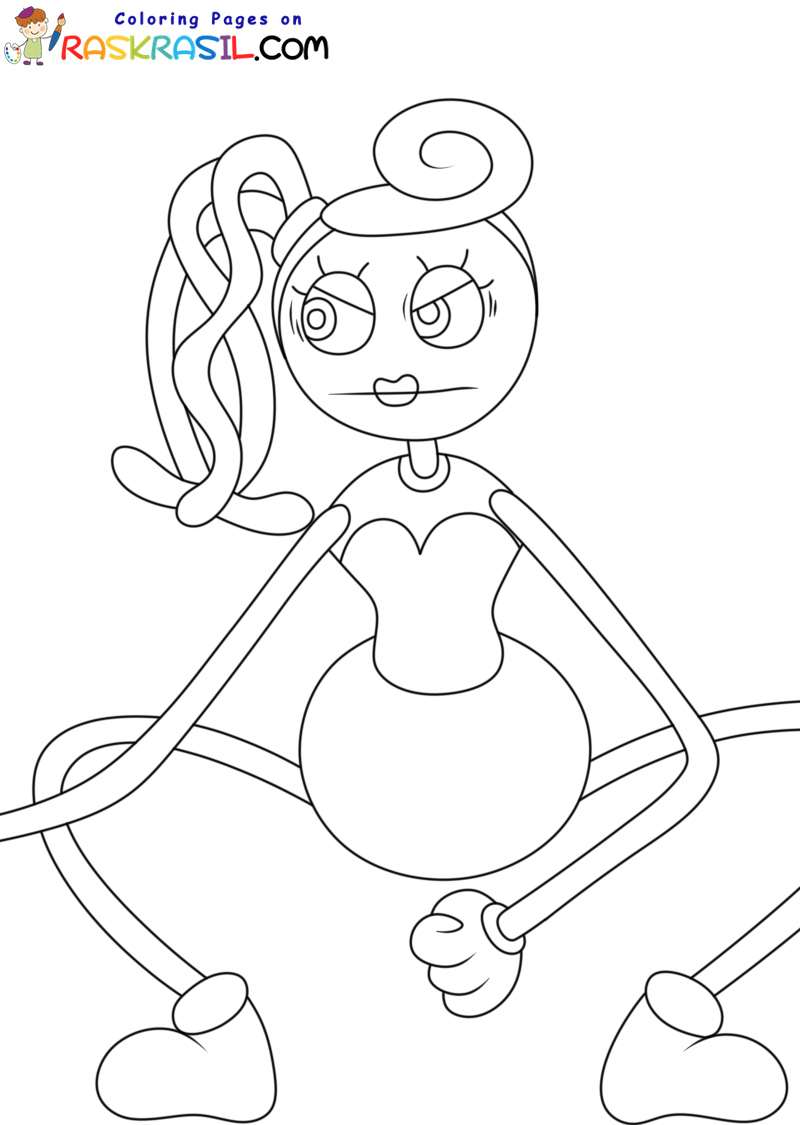 Mommy Long Legs Coloring Pages