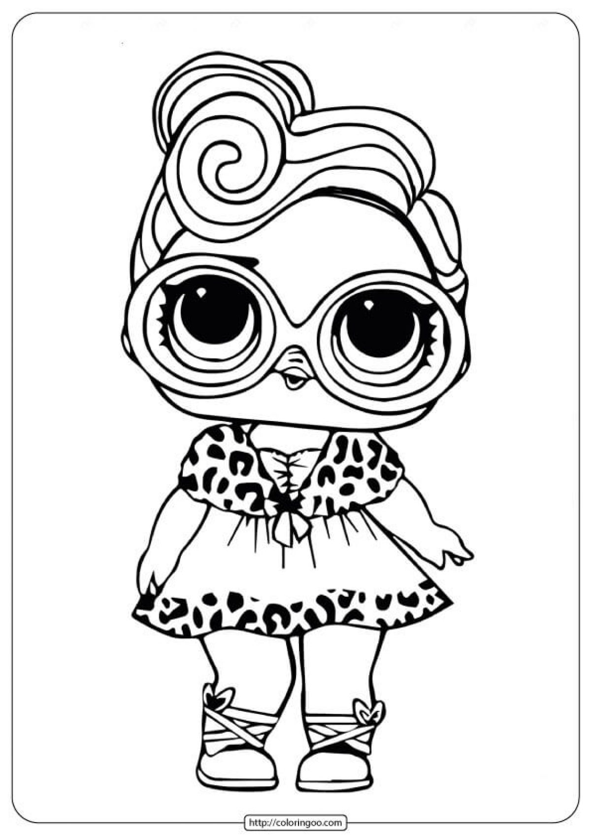 Free Printable Lol Surprise Dollface Coloring Pages - Coloring Library