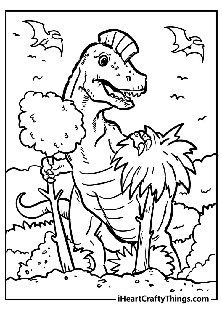 Dinosaur Coloring Pages - Fearsome Fun And 100% Free (2023)