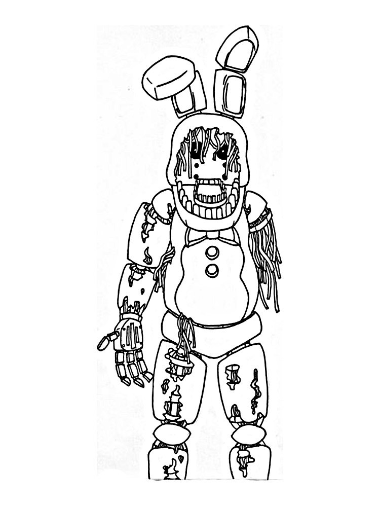 Five Nights At Freddy's Coloring Pages Collection - Whitesbelfast