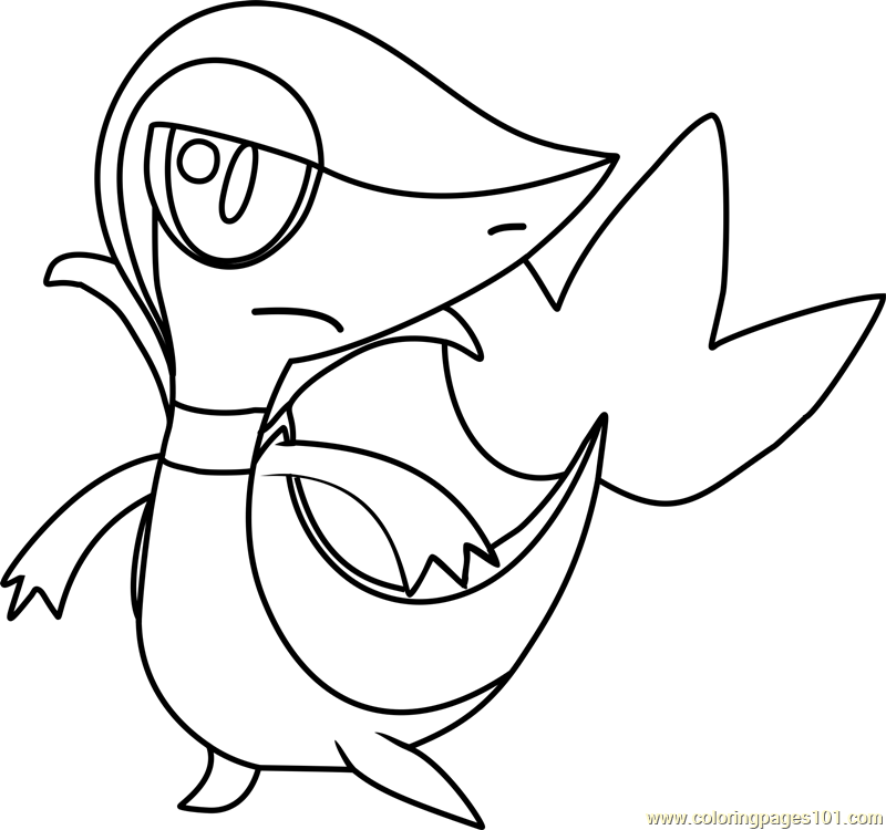 Snivy Pokemon Coloring Page - Free Pokémon Coloring Pages ...