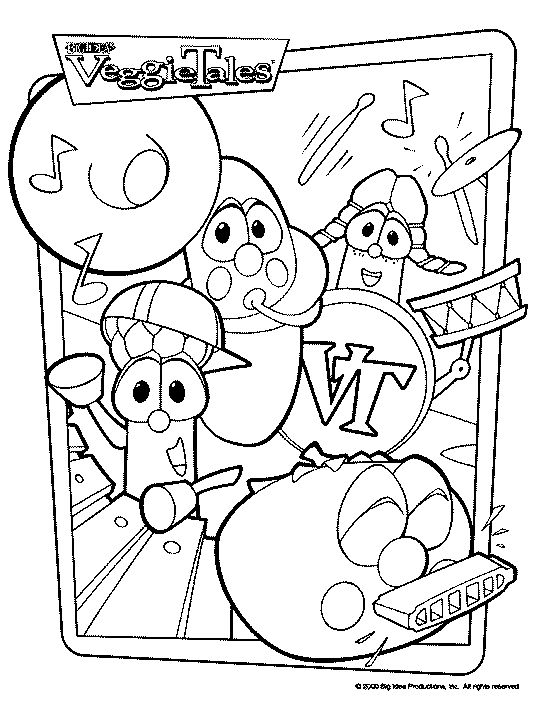 Vegetales Coloring Page