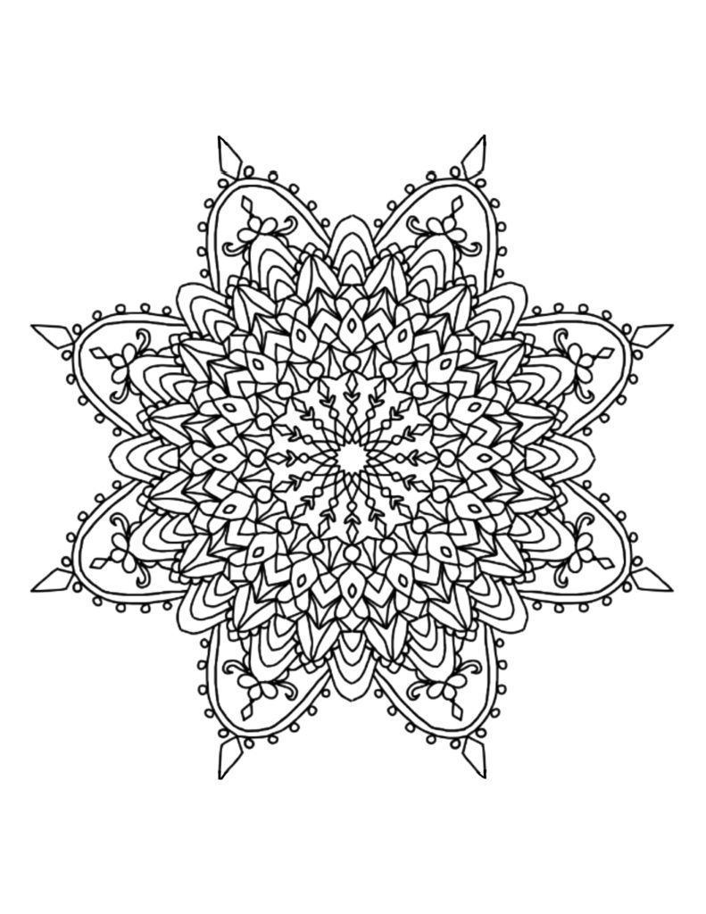 Adult Coloring Pages Mandalas - Color The World