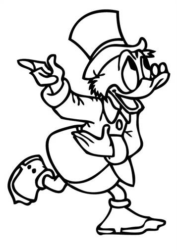 Kids-n-fun.com | 24 coloring pages of Scrooge McDuck