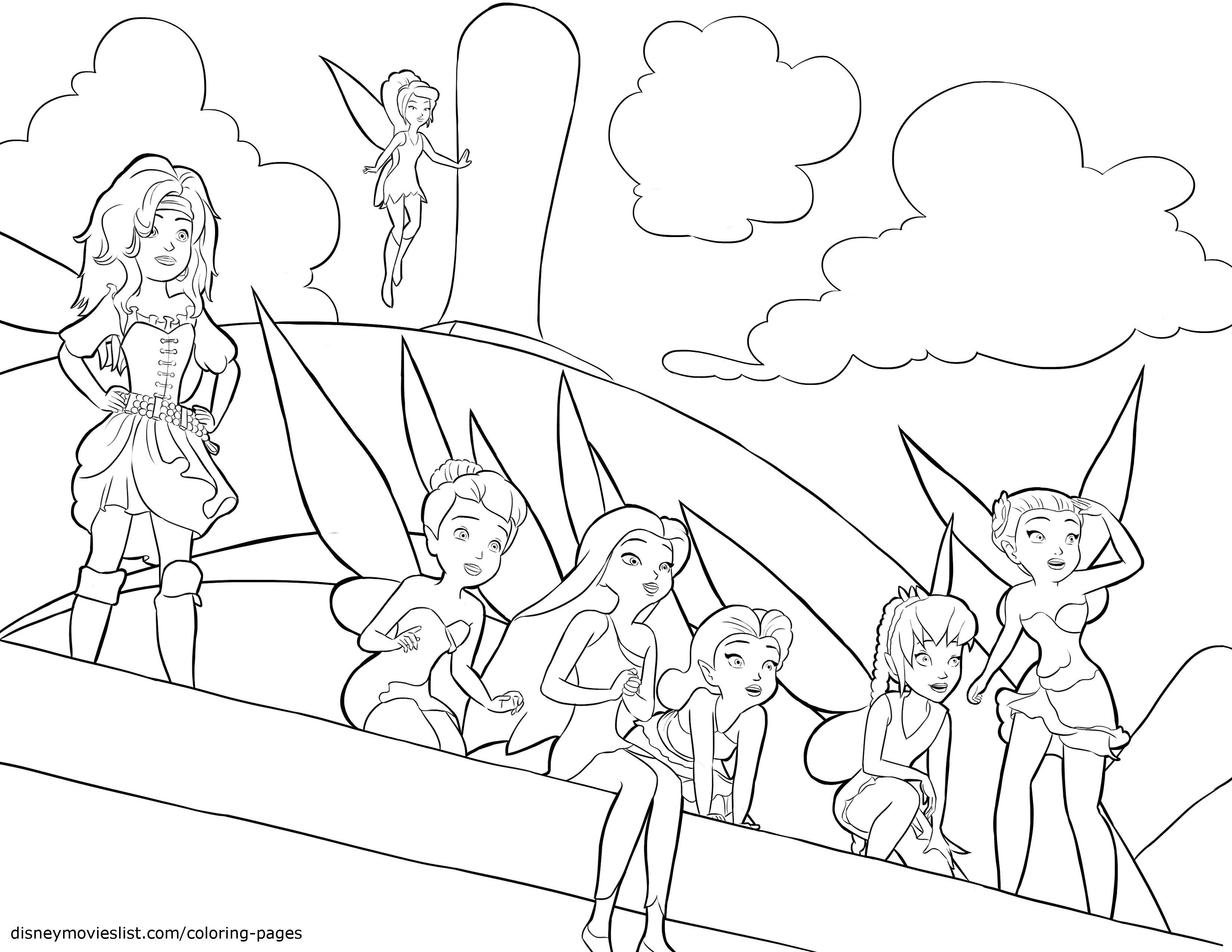 All Coloring Pages Tinkerbell Disney - Coloring Pages For All Ages