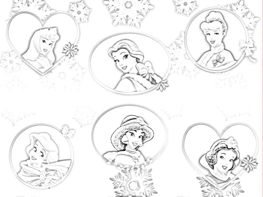 All Disney Princess - Coloring Pages for Kids and for Adults