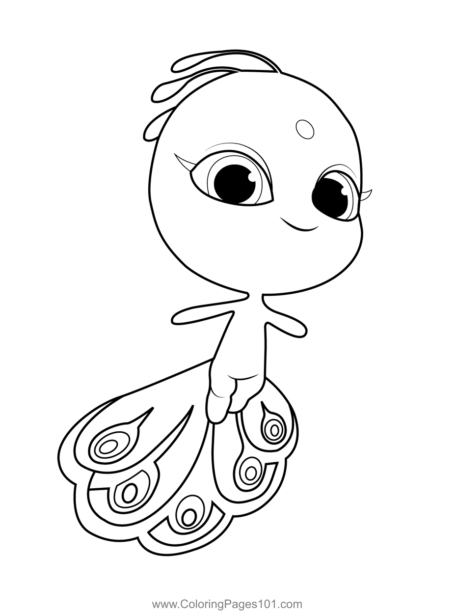 Duusu Kwami Miraculous Ladybug Coloring Page for Kids - Free Miraculous  Ladybug Printable Coloring Pages Online for Kids - ColoringPages101.com | Coloring  Pages for Kids