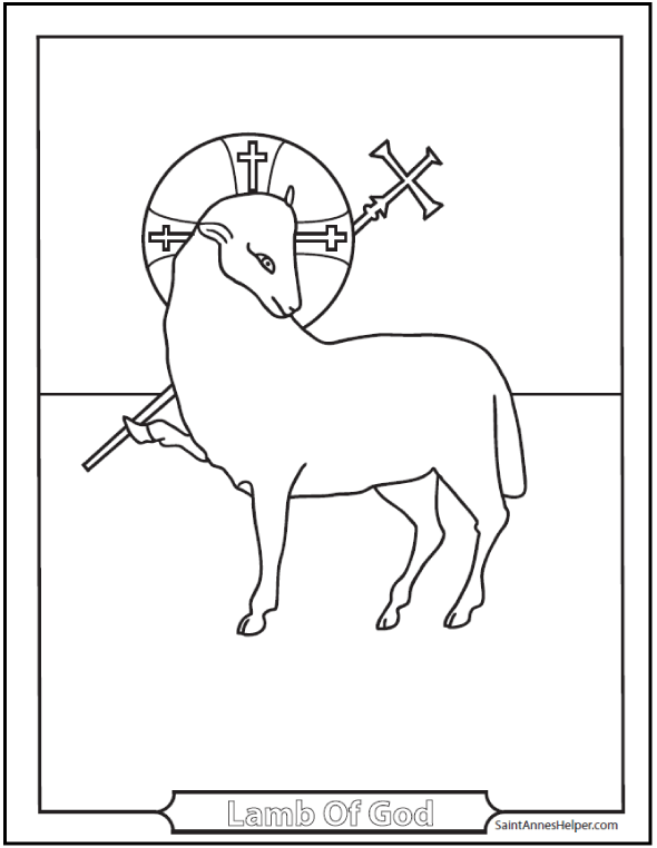 Religious Easter Coloring Pages ❤+❤ Easter Coloring Pages For Kids