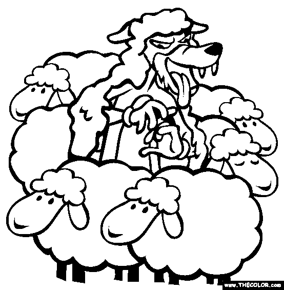 Wolf Online Coloring Pages | TheColor.com