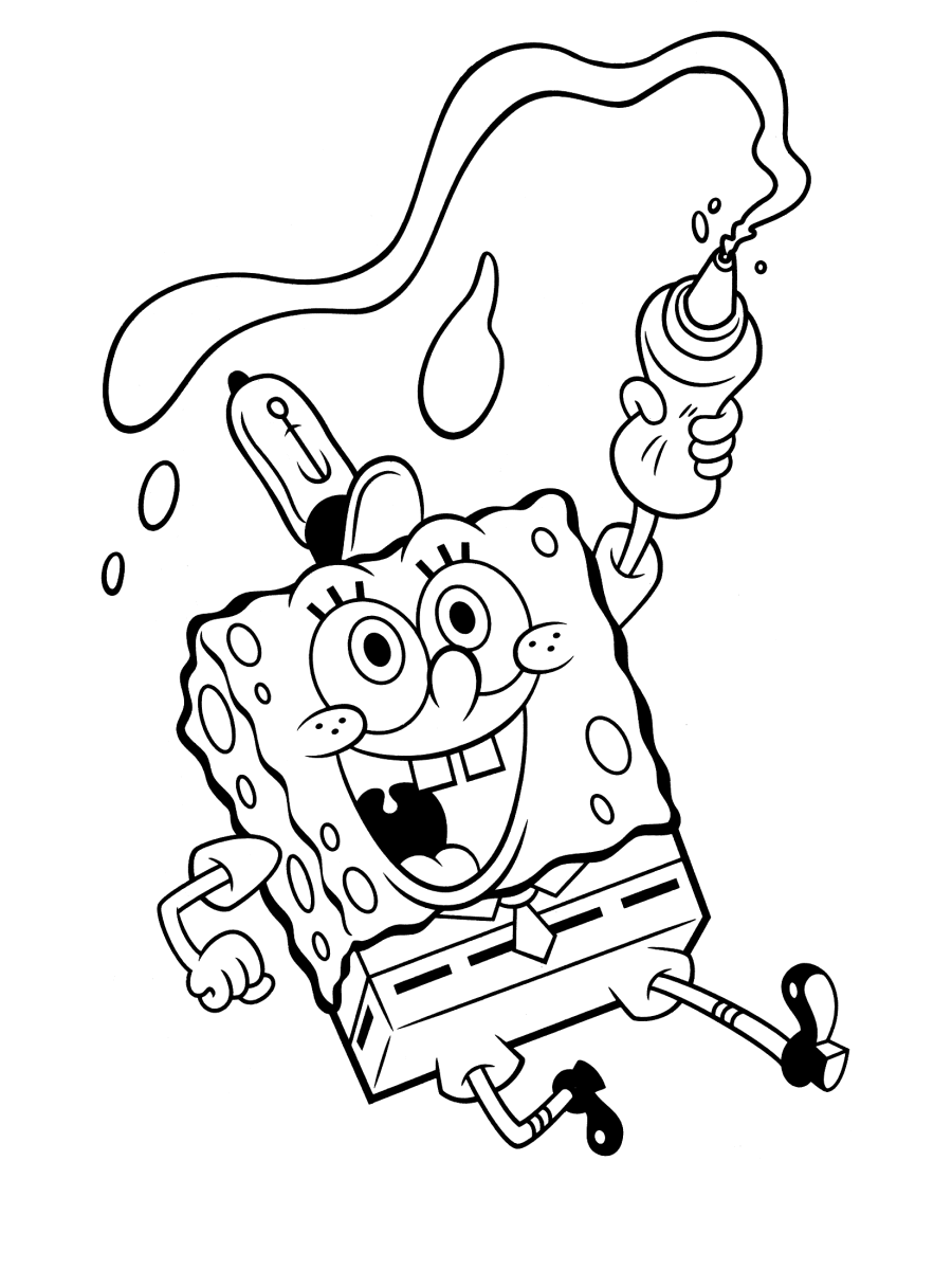 spongebob squarepants coloring pages | Print and Color.com