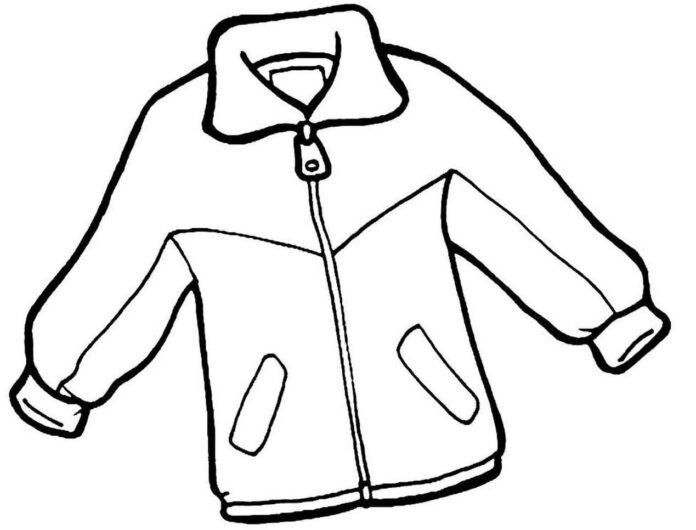 Leather Jacket Coloring Book to print and online