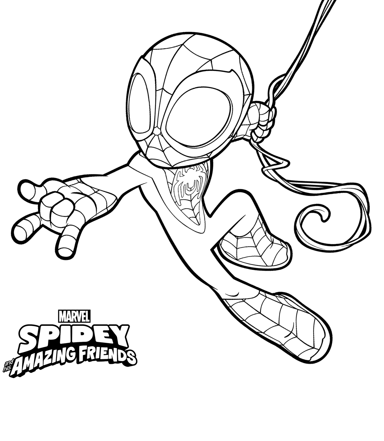 Marvel Spidey And His Amazing Friends Coloring Pages Printable Pdf -  Coloringfolder.com