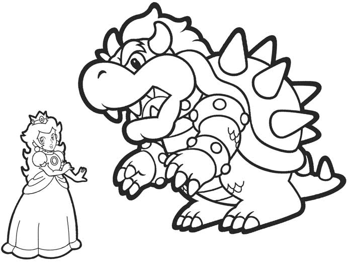 Bowser Coloring Pages - Best Coloring Pages For Kids