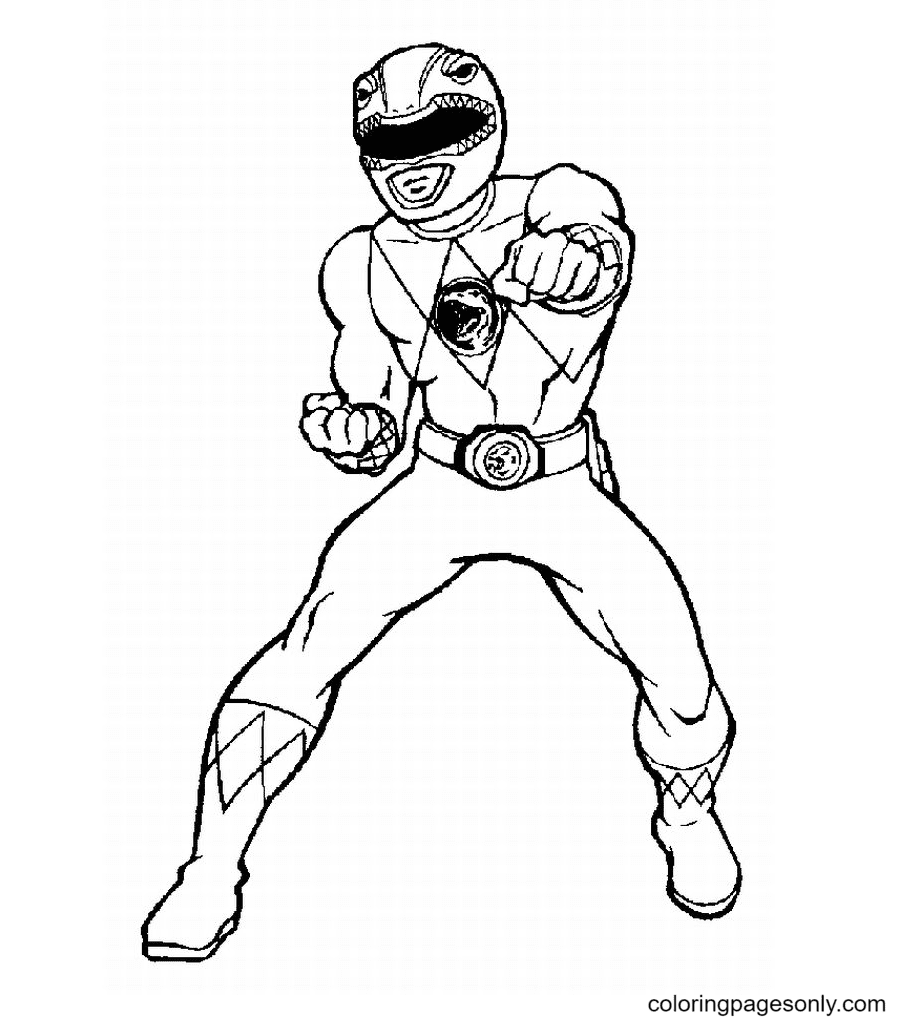 Power Ranger Red Coloring Pages - Power Rangers Coloring Pages - Coloring  Pages For Kids And Adults