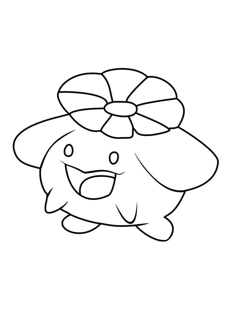 Skiploom Pokemon coloring pages