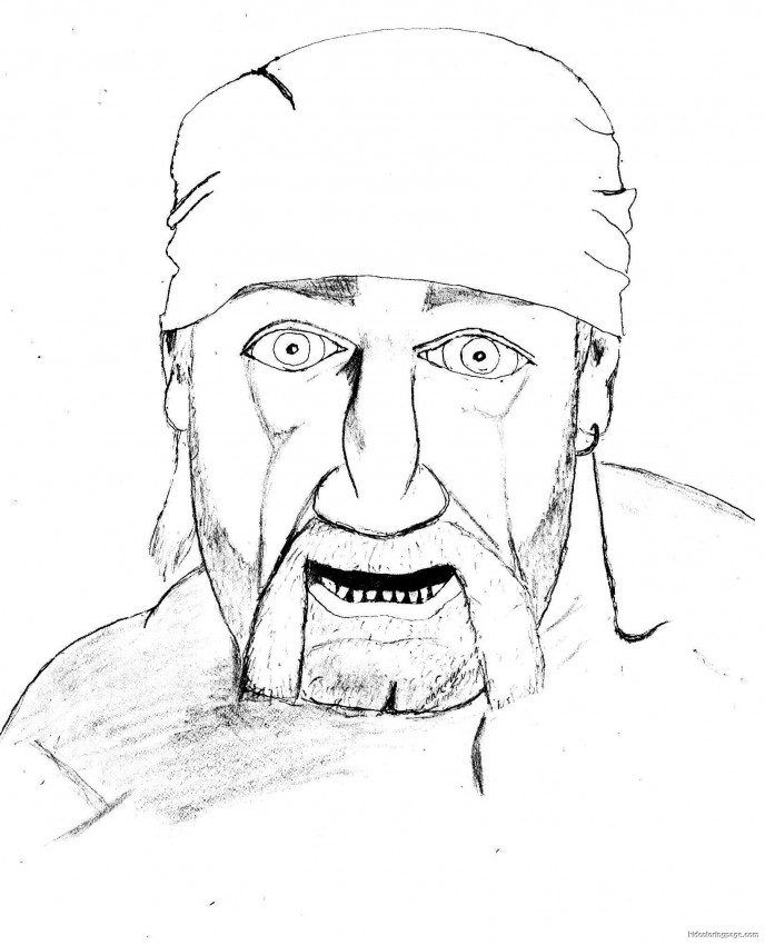 Hulk Hogan Coloring Pages