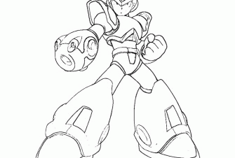 Megaman X - Coloring Pages for Kids and for Adults