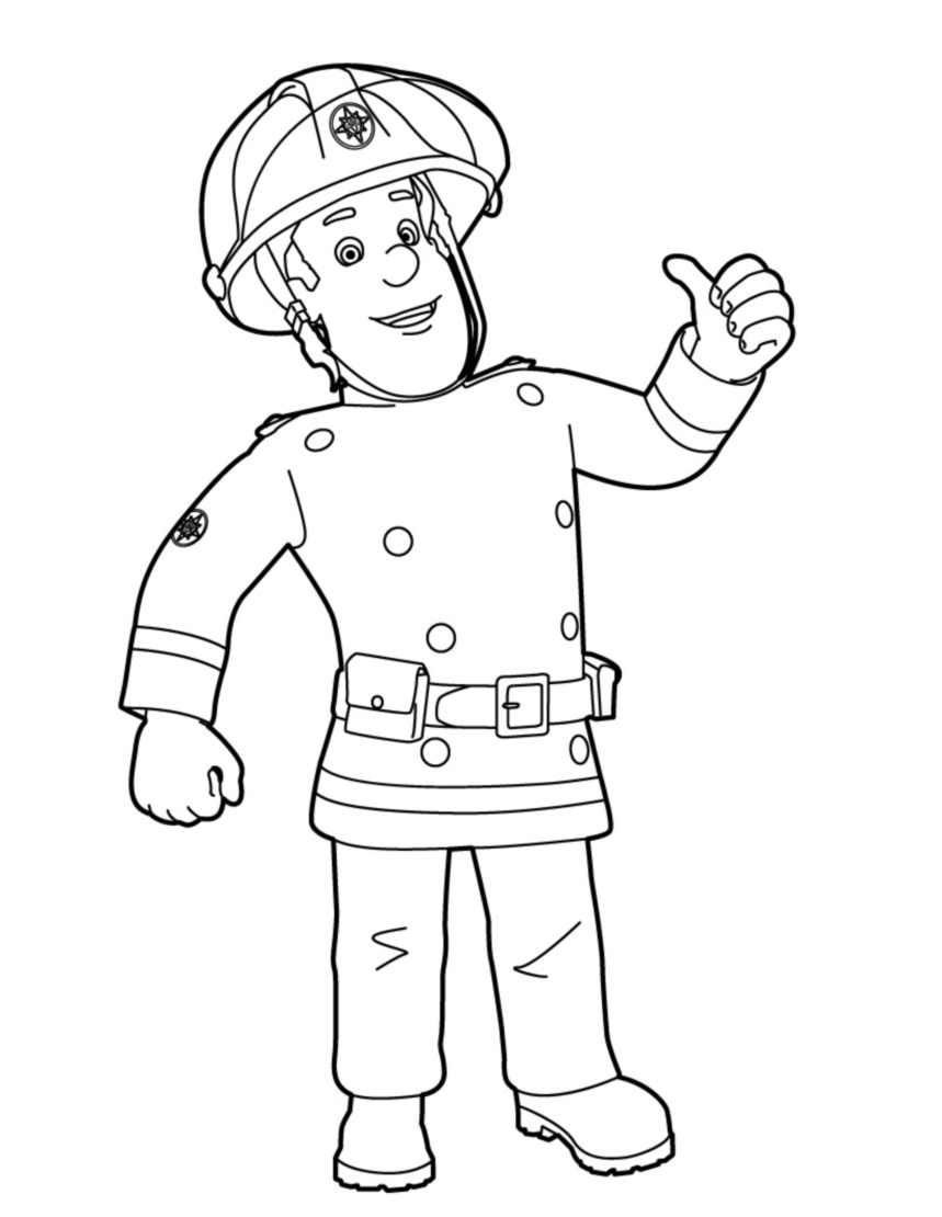 16 Fireman Sam Printable Colouring Pages in 2020 | Fireman sam, Colouring  pages, Coloring pages for kids