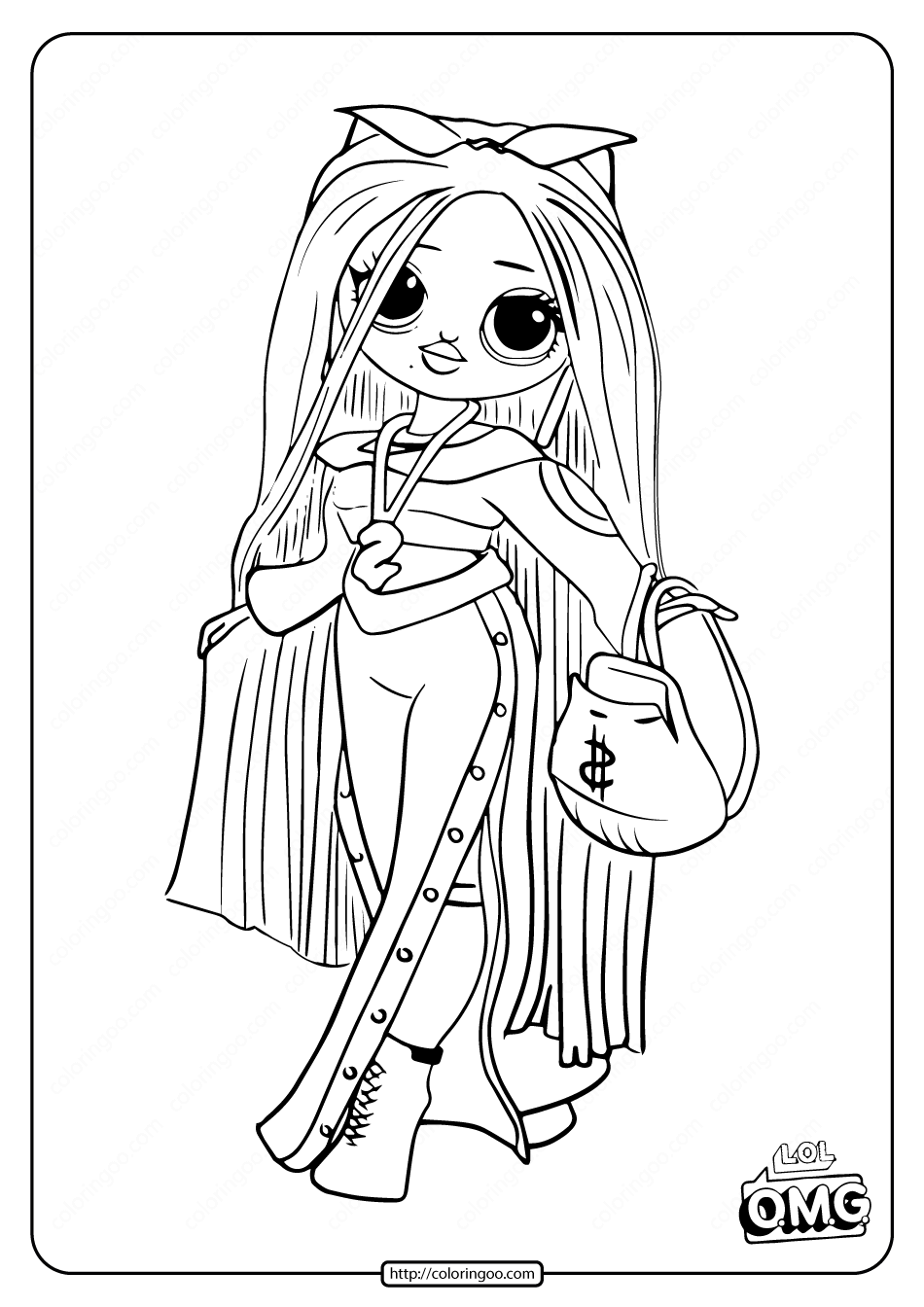 LOL Surprise OMG Swag Fashion Doll Coloring Page | Horse coloring pages,  Cool coloring pages, Coloring pages
