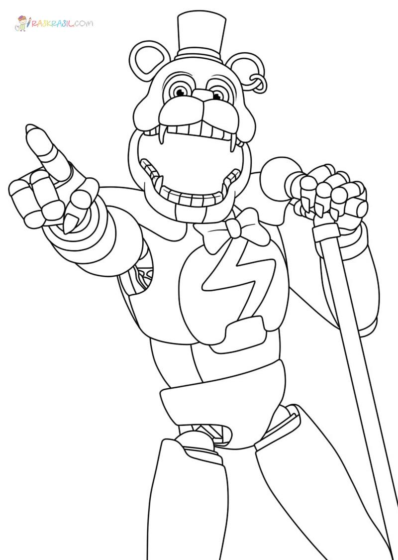 Five Nights at Freddy's Coloring Pages