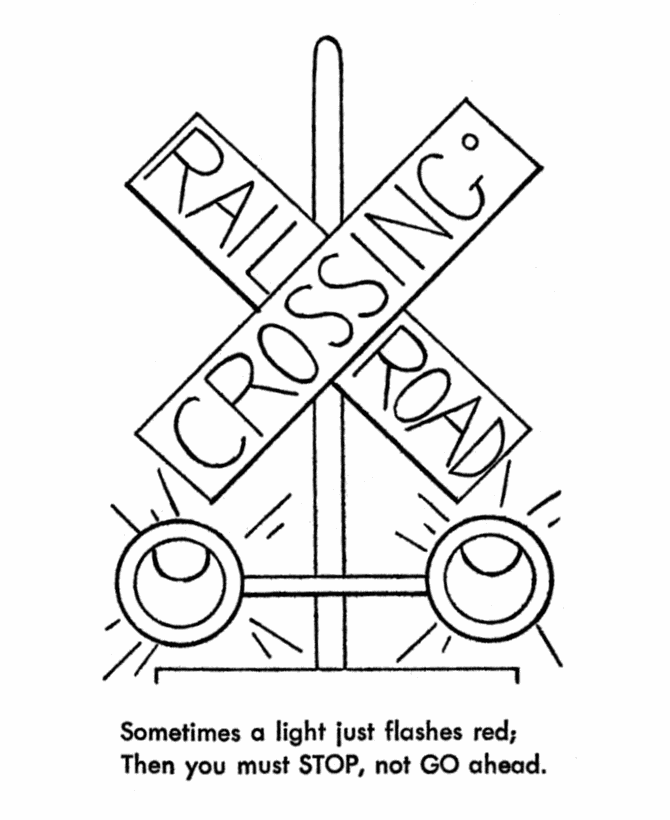 Drawing Road sign #119342 (Objects) – Printable coloring pages