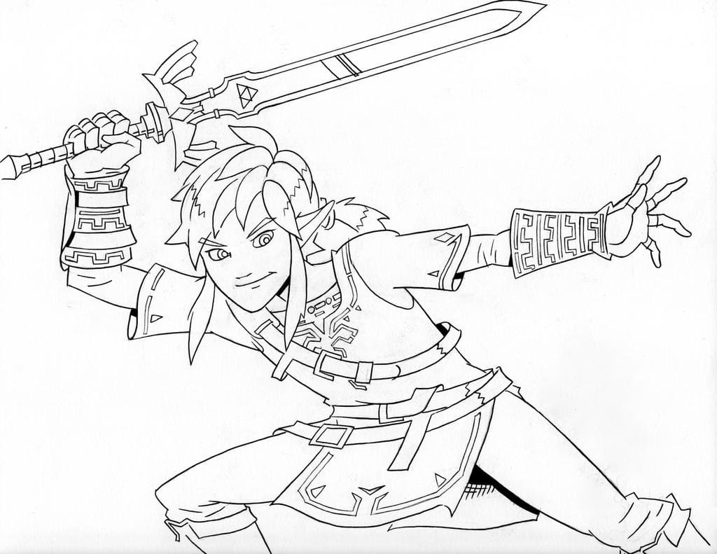 The Legend of Zelda coloring pages ...