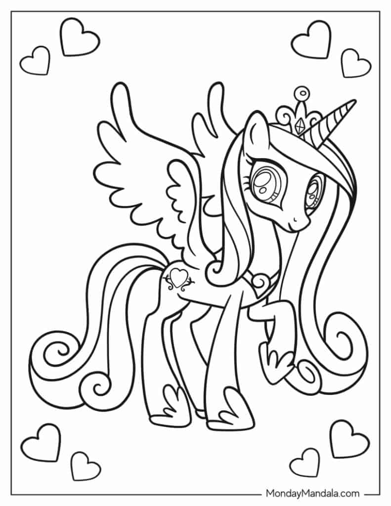 70 My Little Pony Coloring Pages (Free ...