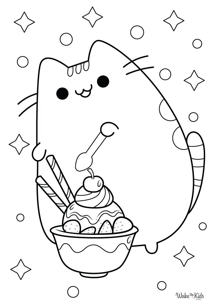 Pusheen Coloring Pages (Free Printable ...