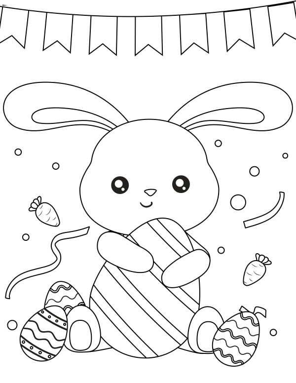 Free Easter Coloring Page Printables » Homemade Heather