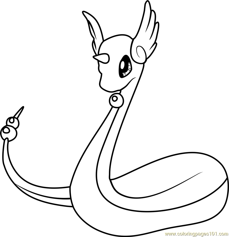 Dragonair Pokemon Coloring Page for Kids - Free Pokemon Printable Coloring  Pages Online for Kids - ColoringPages101.com | Coloring Pages for Kids