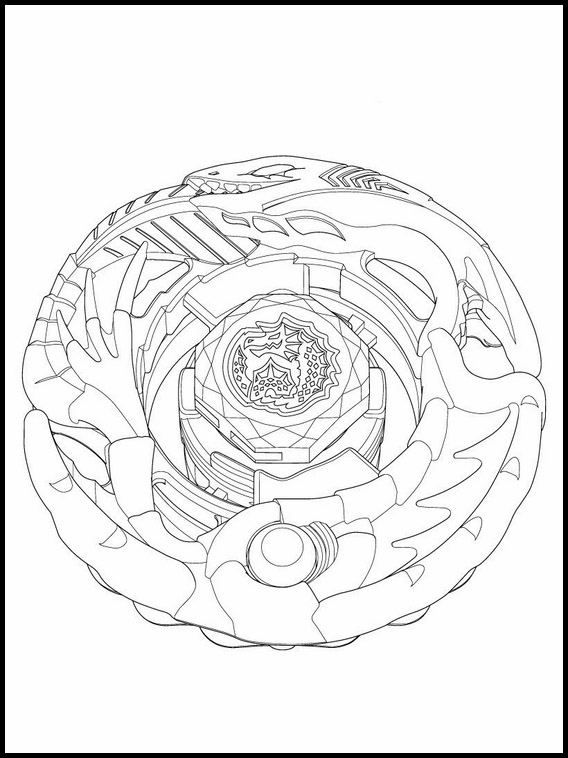 Coloring Pages Beyblade Burst 25