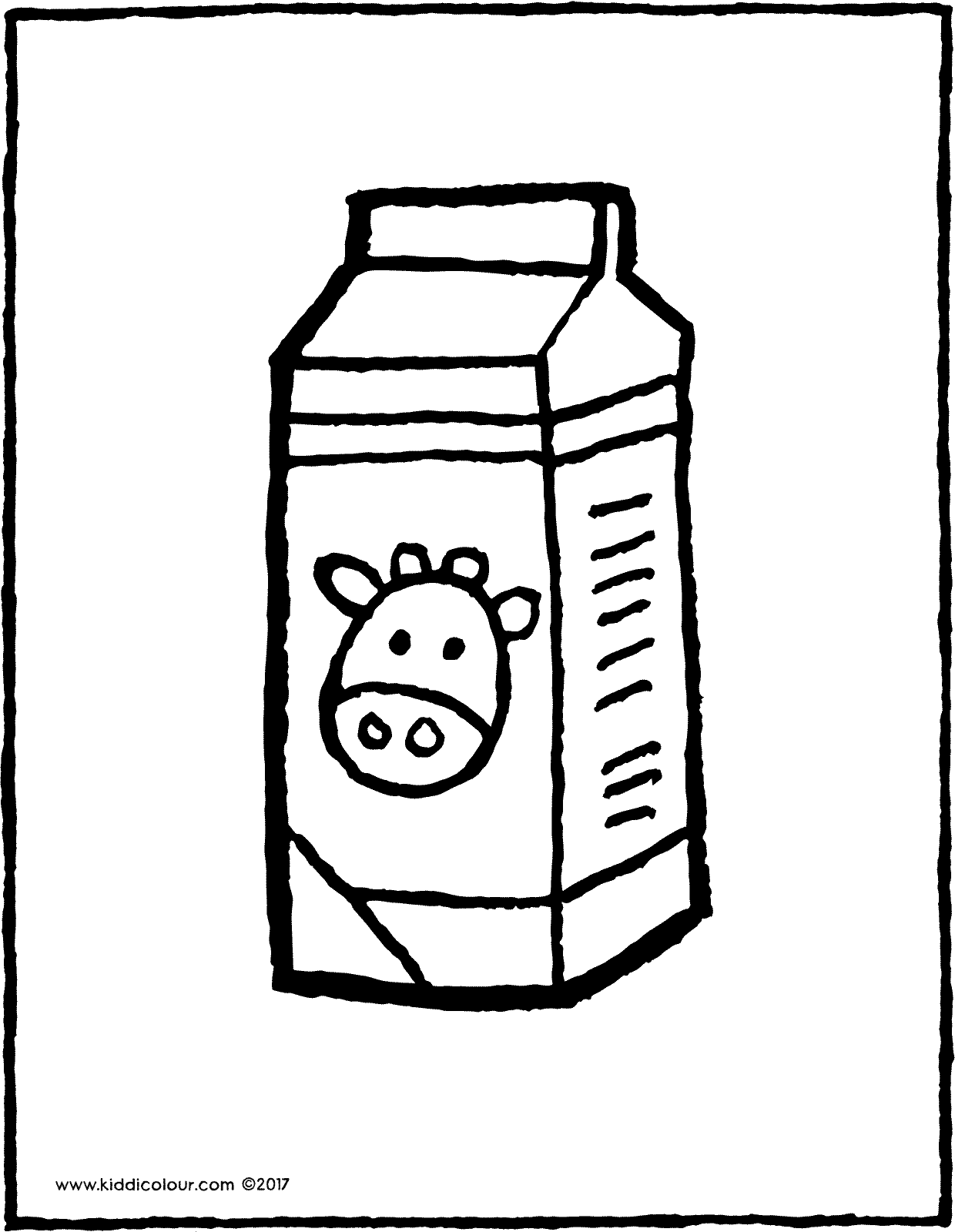 a carton of milk - kiddicolour
