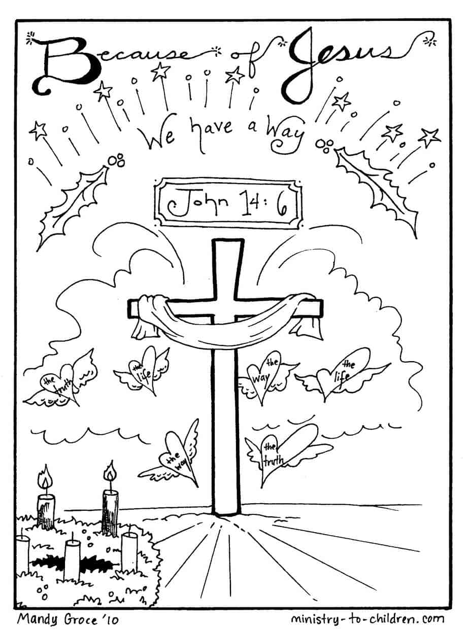 coloring ~ Jesus Coloring Pages For Kids Christmas Sheets Excelent ...