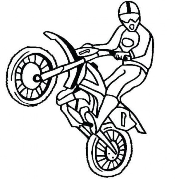 11 dirt bikes coloring pages to | Coloring Pages