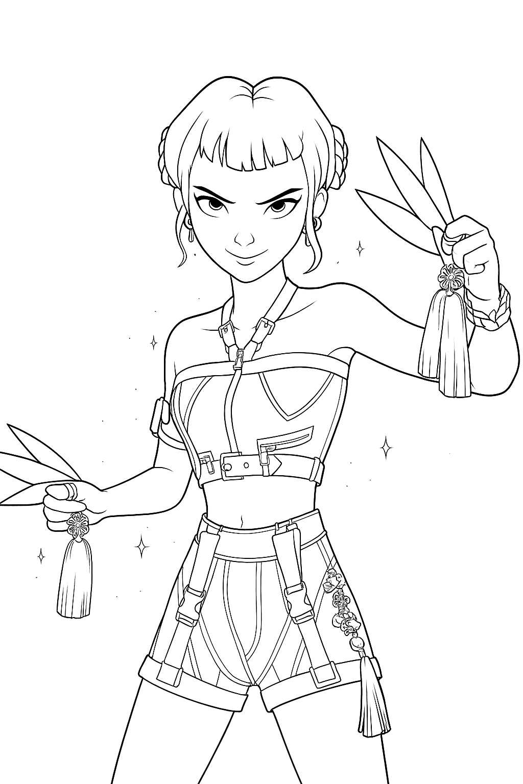 KPop Demon Hunters coloring pages - YouLoveIt.com