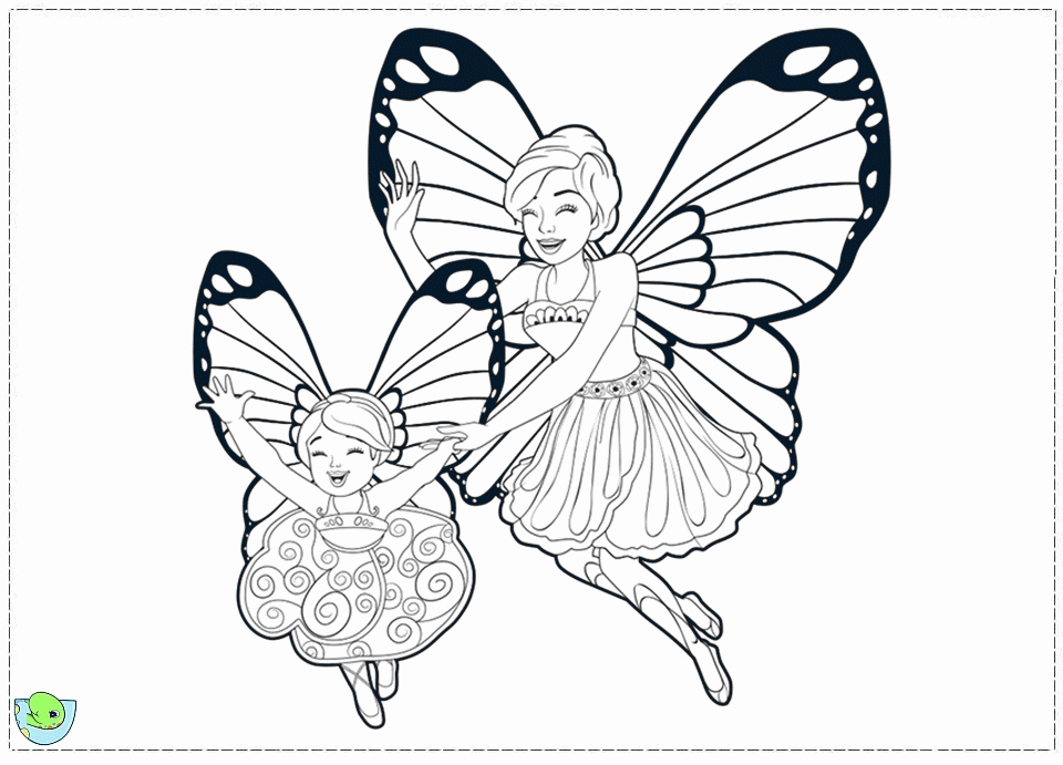 Coloring Pages Princess Fairy - Coloring Nation
